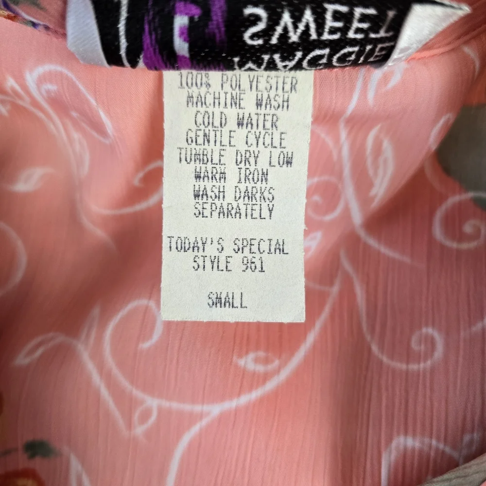 Vintage Maggie Sweet 2 piece Dress and Cover Top - Picture 7 of 15